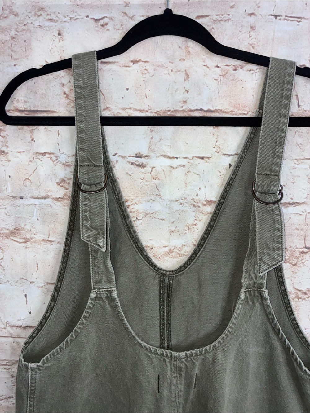 Free People We The Free High Roller Jumpsuit Utility Overall in Green Size XS - Picture 8 of 10